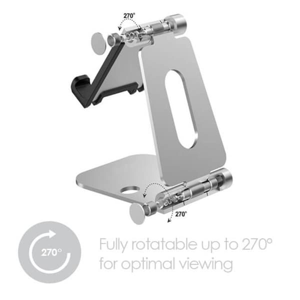 DESIRE2 Anywhere Stand Älypuhelin ja tabletti hopea