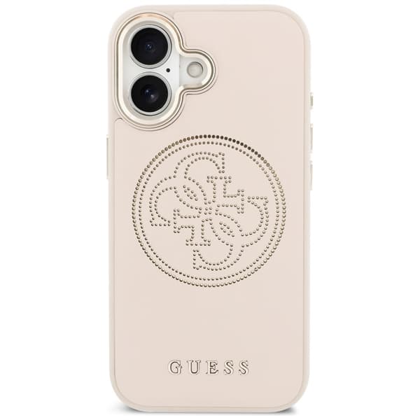 Guess Mobilskal För iPhone 17 MagSafe Perforated 4G - Rosa