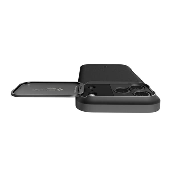 Spigen Mobilcover til iPhone 17 Pro MagSafe Optik Armor - Sort