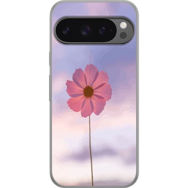 Mobilskal till Google Pixel 9 Pro XL med Rosa blomma