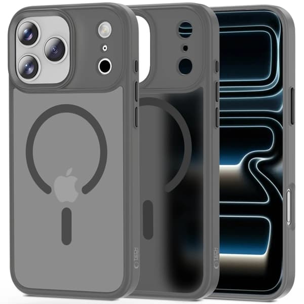 Tech-Protect telefontaske til iPhone 17 Pro Max Magsafe Matte - Crayon Grey