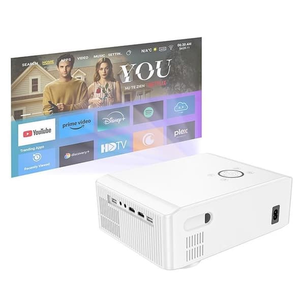 Hoco Projektori Android-ohjelmistolla Wi-Fi Bluetooth 1080P DT3