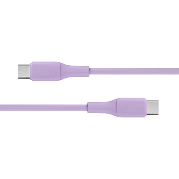 X2O SUPERFLEX 60W USB-C/C-kabel 1,5 m rosa