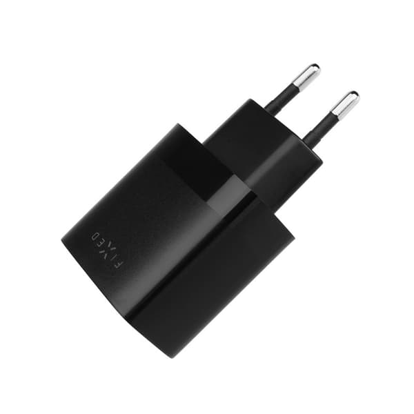 FIXED Kotilaturi 2xUSB-A 17W Musta