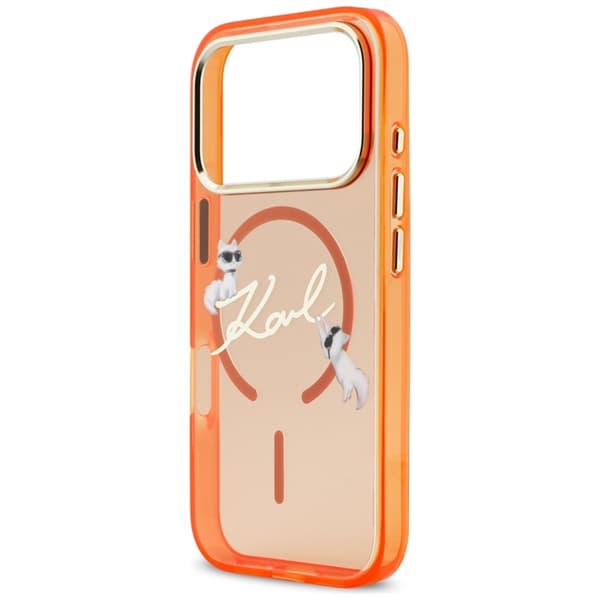 Karl Lagerfeld Mobilskal till iPhone 17 Pro Magsafe Choupettes Karl Script Logo
