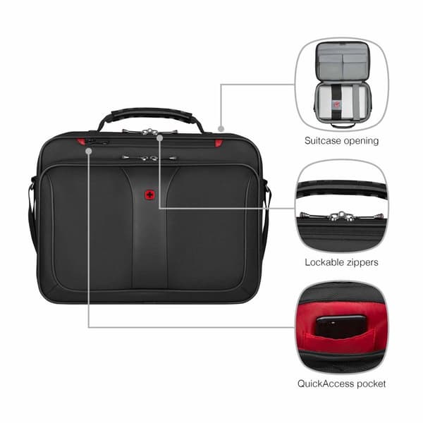 Wenger Legacy 16" Slim Datorväska Svart
