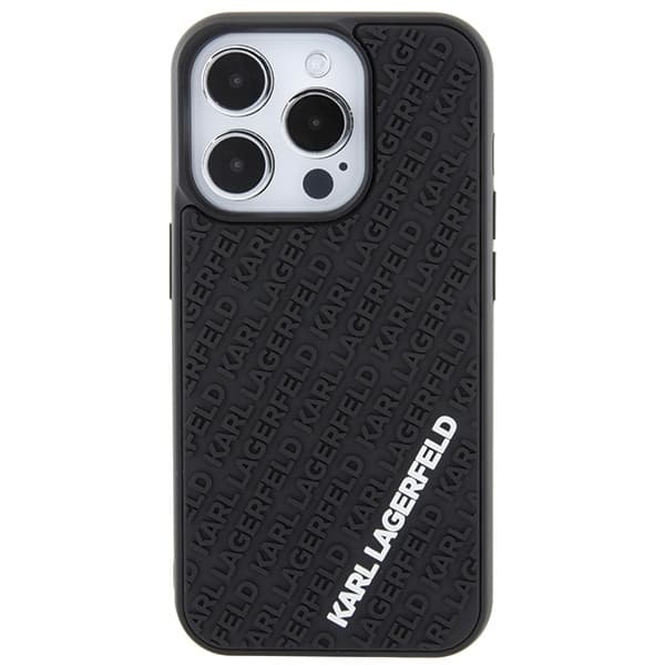 Karl Lagerfeld iPhone 15 Pro Etui MagSafe 3D Gummi Multi Sort