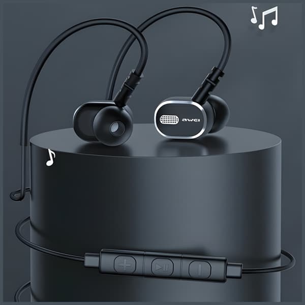 AWEI TC-6 Hovedtelefoner stereo USB-C - Sort