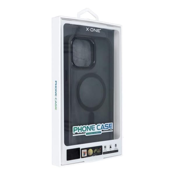 X-One Telefontaske til iPhone 15 Plus Magsafe Dropguard Air - Sort