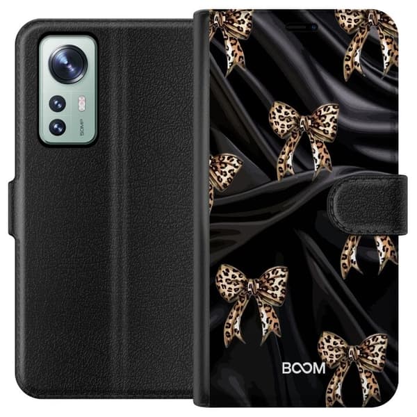 Plånboksfodral till Xiaomi 12 med Leopard Bow