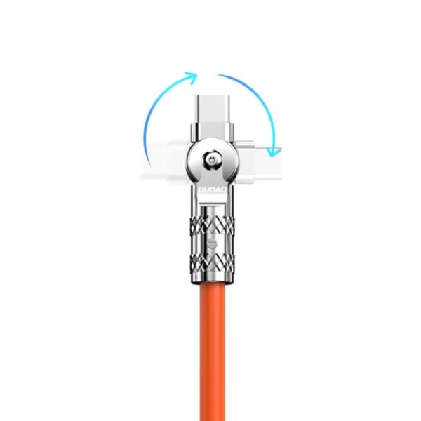 Dudao Kabel USB-C til Lightning (1m) Vinklet - Orange