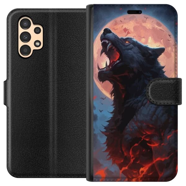 Pung Taske til Samsung Galaxy A13 med Howling Wolf