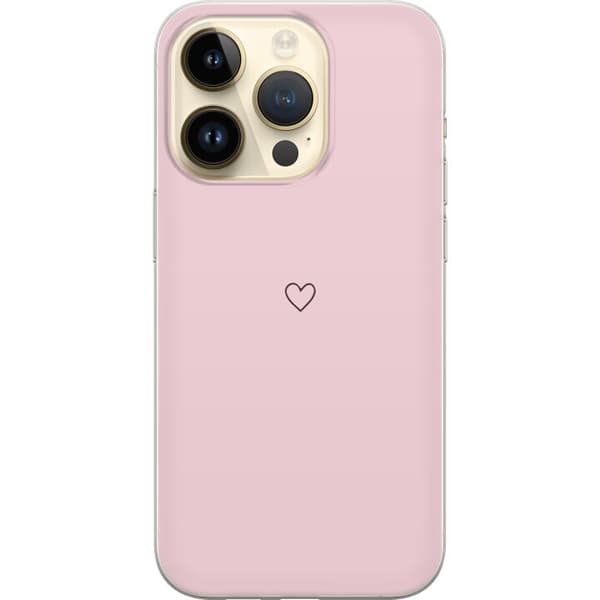 Telefontaske til Apple iPhone 15 Pro med lille hjerte