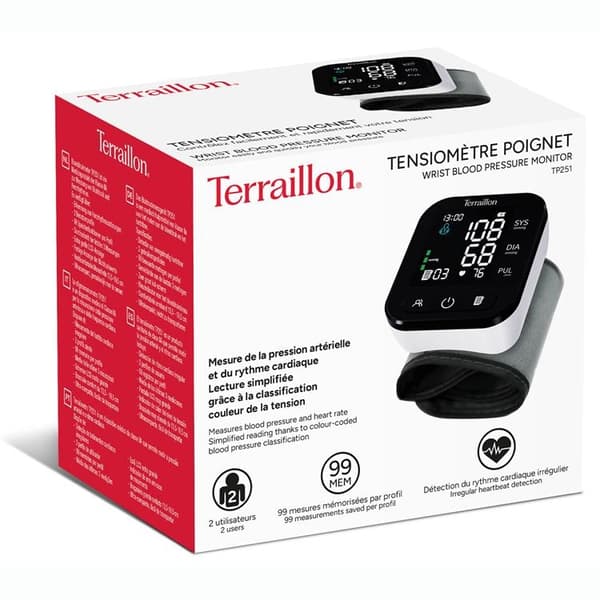 Terraillon Blodtrycksmätare Handled