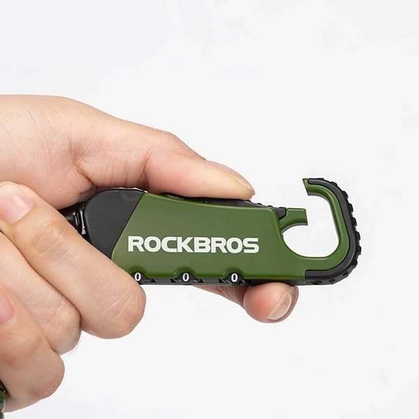 Rockbros Cykellås med kombination RBK6N - Grön
