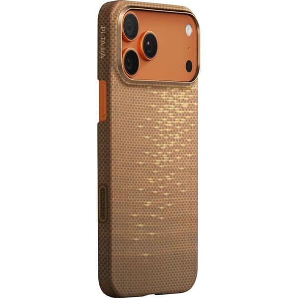Pitaka Edge MagSafe Cover iPhone 17 Golden Glint