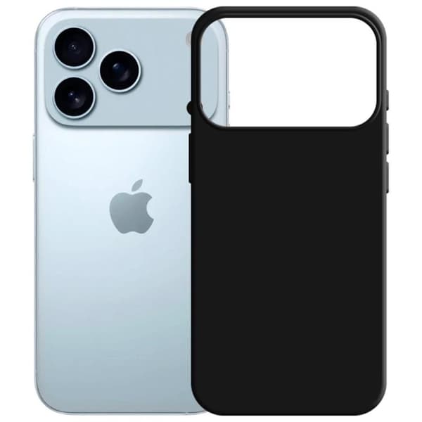 3MK Mobilskal till iPhone 17 Pro Silikon - Svart
