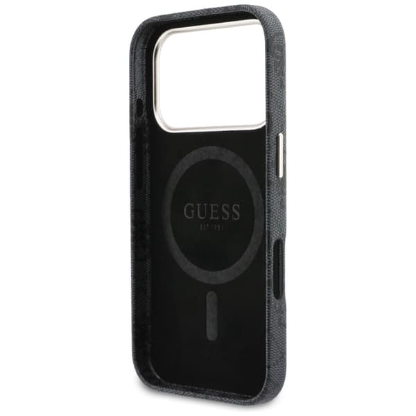 Guess  Mobilskal För iPhone 17 Pro Max MagSafe 4G Script - Svart
