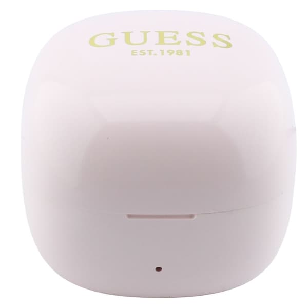 Guess Trådlös Hörlurar In-Ear Script Metal Logo - Rosa