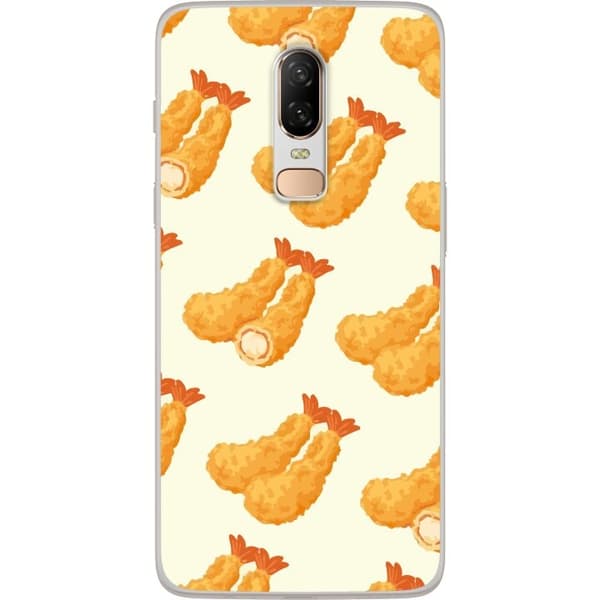 Taske til OnePlus 6 med rejer