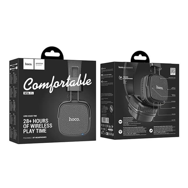 Hoco Over-Ear Kuulokkeet Langattomat Bluetooth W56 - Musta
