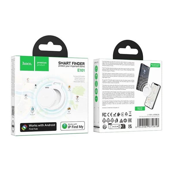 Hoco Locator Apple och Google Find My E101 - Vit