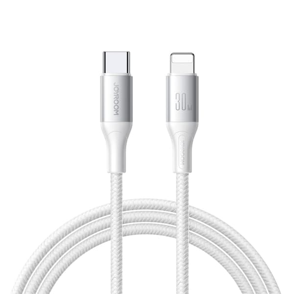 Joyroom USB-C til Lightning Kabel 30W 2m Flash S-A28 - Hvid