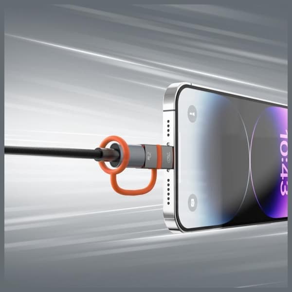 [2-Pack] 4smarts USB-C till Lightning Adapter 27W - Grå