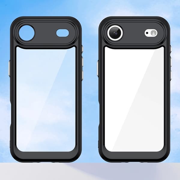 Telefontaske til iPhone Air Outer Space - Sort/Gennemsigtig