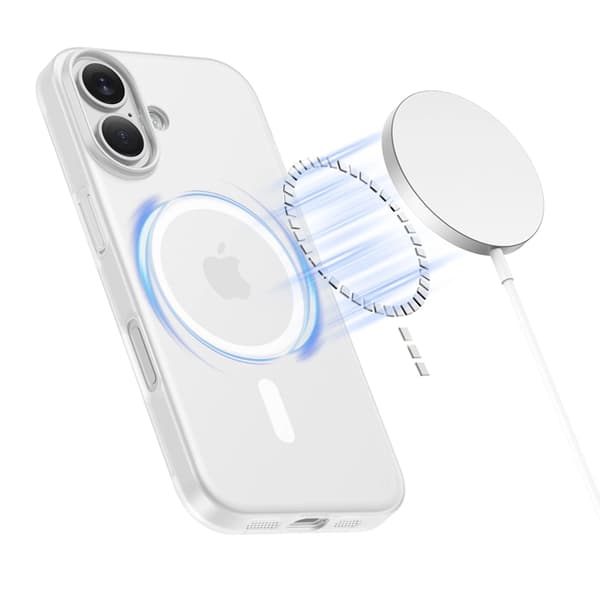 Tech-Protect Mobilskal till iPhone 17 Magsafe Slim - Matte Vit