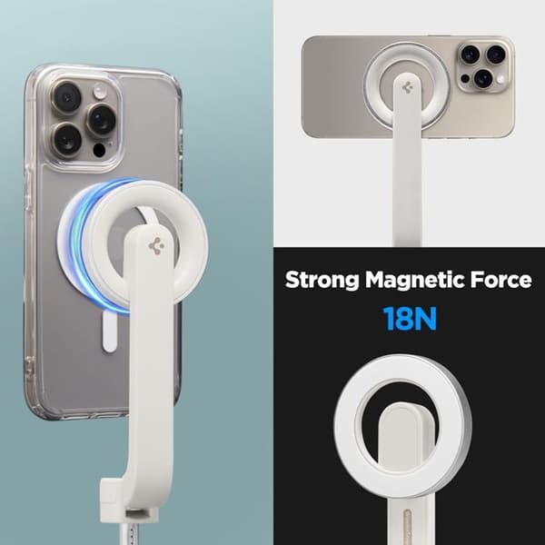 Spigen Magsafe Selfiestick Bluetooth Tripod S571W - Beige