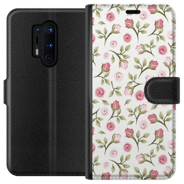 Plånboksfodral till OnePlus 8 Pro med Blommigt