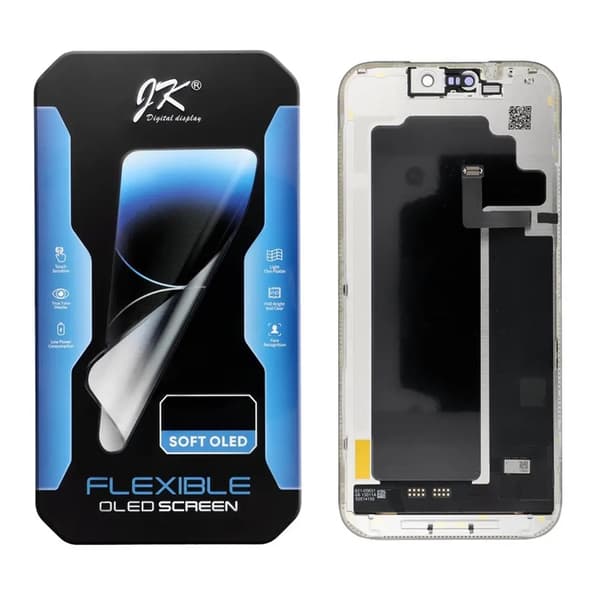 JK iPhone17 Pro Max Skärm med LCD-display Soft OLED