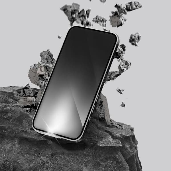 Forcell iPhone 14 Pro Max Karkaistu lasinen näytönsuoja Ultra Clear - Musta