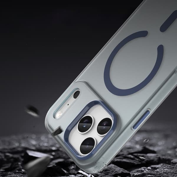 Mobilcover til iPhone 17 Pro Max MagSafe Abrasive - Mat Blå