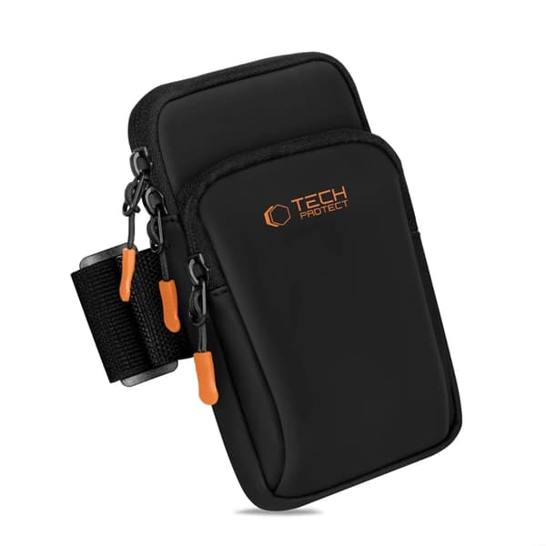 Tech-Protect Universal Sportsarmbånd M7 - Sort/Orange