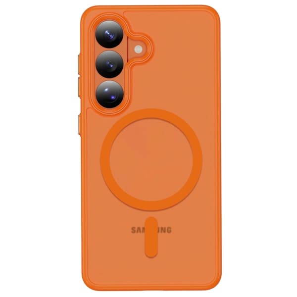 Tech-Protect Mobilskal För Galaxy S26 Magsafe Magmat - Matte Orange