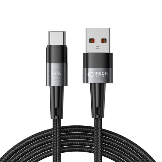 Tech-Protect USB-C–USB-A-kaapeli Ultraboost 2m - Harmaa