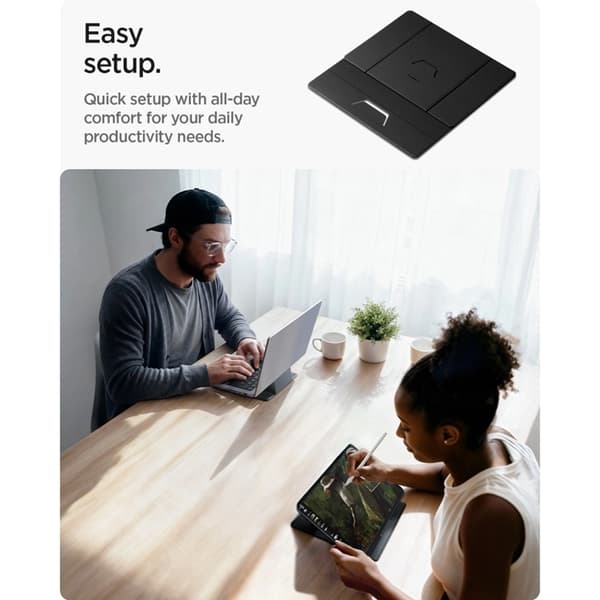 Spigen Laptop og Tablet Stand Slimfold LD201-S8 - Space Grey
