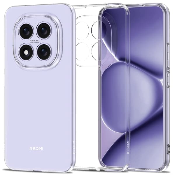 Tech-Protect Mobilskal För Xiaomi Redmi Note 15 Pro 5G Flexair - Clear