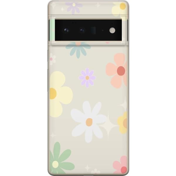 Mobilskal till Google Pixel 6 Pro med fejdande blommor