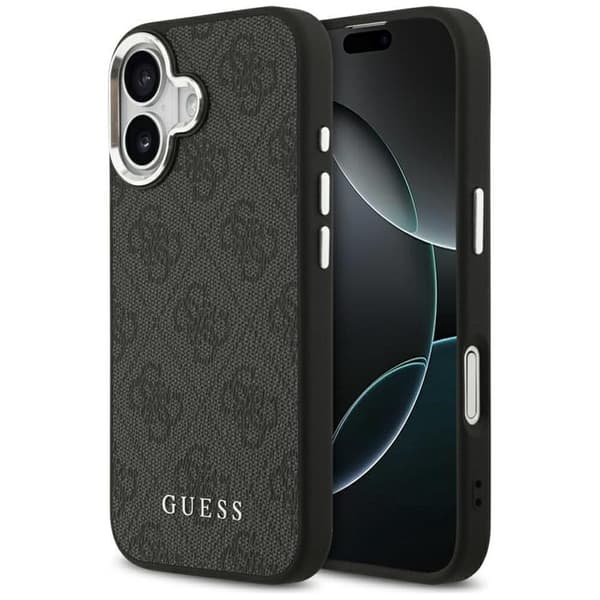 Guess Mobilcover til iPhone 17 MagSafe 4G Classic Logo - Sort