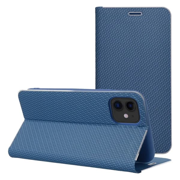 iPhone 17 Pro Max Pung Etui Luna Carbon - Blå