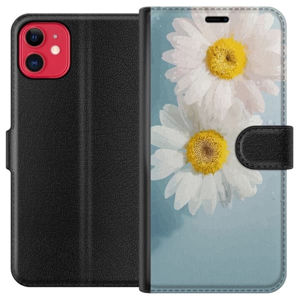 Apple iPhone 11 tegnebog med sommerblomster