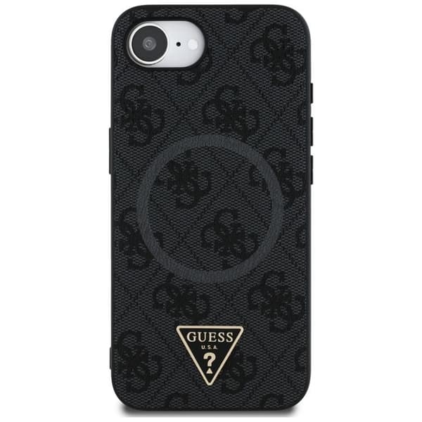Guess Mobilskal till iPhone 16e MagSafe 4G Ring Triangle Logo