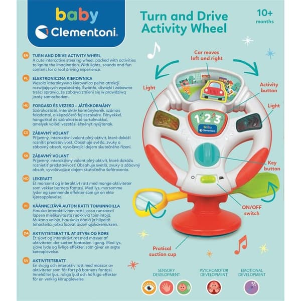 CLEMENTONI Activity Steering Wheel (2024)