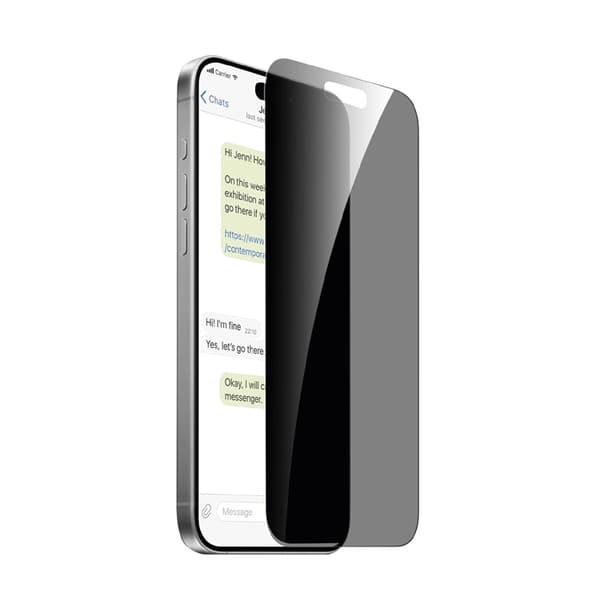 Puro iPhone 16 Pro Karkaistu lasinen näytönsuoja Privacy