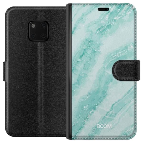 Pung Taske til Huawei Mate 20 Pro med Mint Marmor