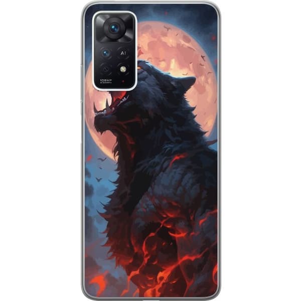 Mobilskal till Xiaomi Redmi Note 11 Pro med Ylande varg