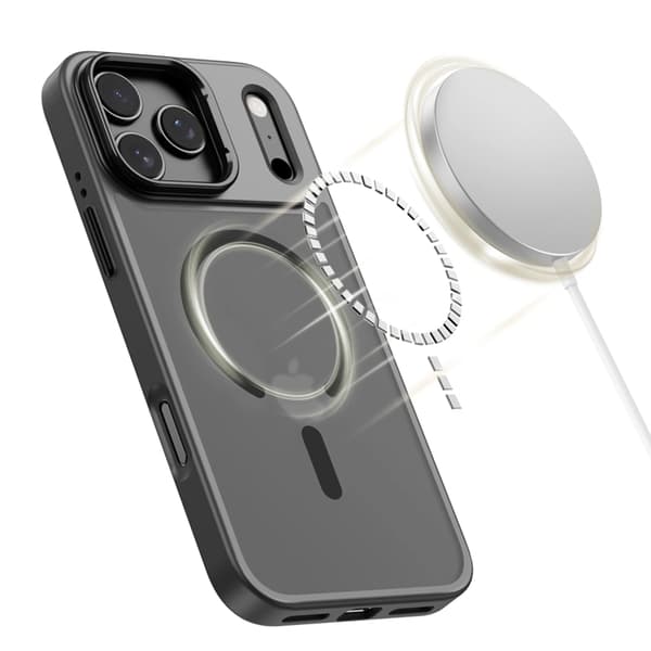 Tech-Protect Mobilskal till iPhone 17 Pro Max Magsafe Kickstand - Matte Svart
